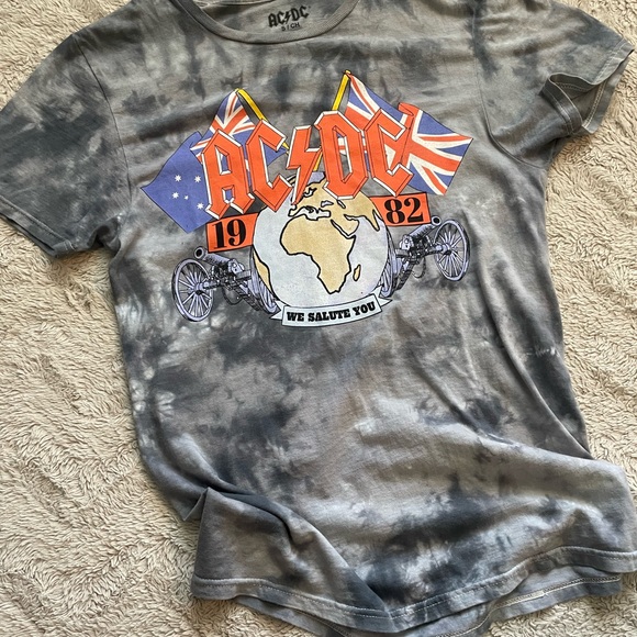 AC/DC Acid Wash tee - Picture 2 of 2